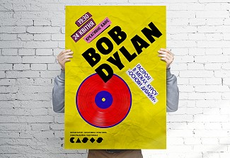 Серія плакатів. Боб Ділан. Пол МакКартні. Елтон Джон